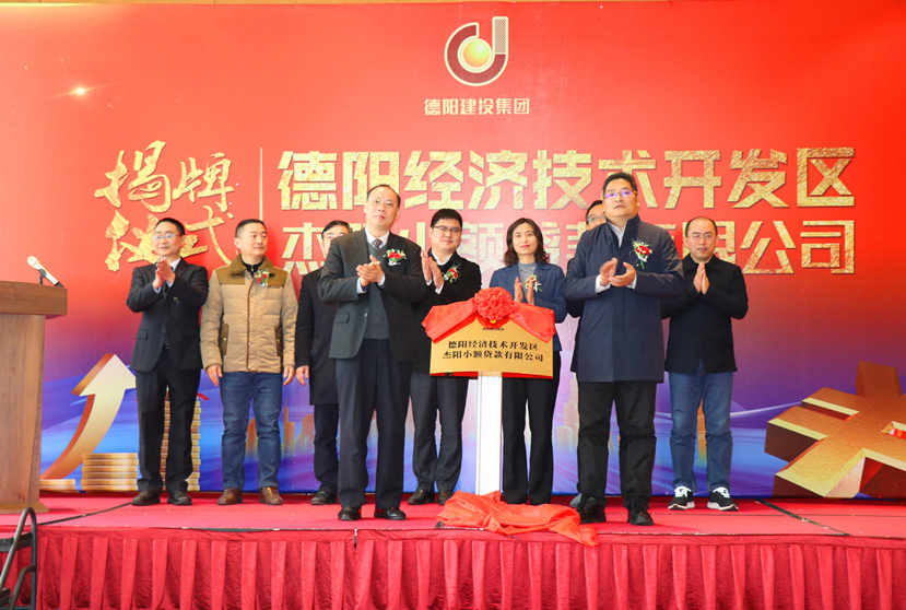 市委常委、副市長(zhǎng)藍(lán)益民蒞臨杰陽(yáng)小貸公司揭牌儀式